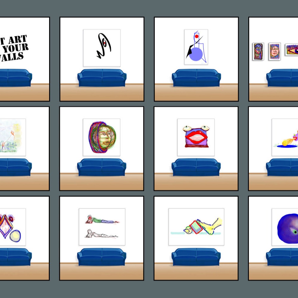 Blue Couch Collection by Ron Centra