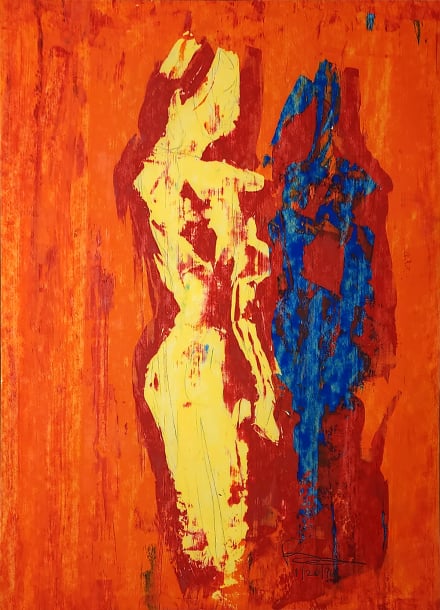 01201996 - Oil on Paper by Ron Centra