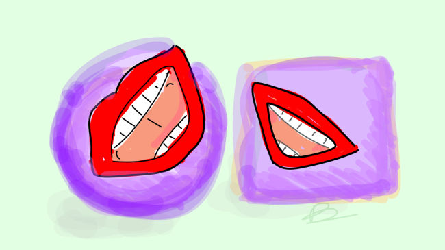 Two Smiles Only by Ron Centra