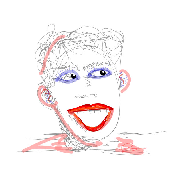 White Face by Ron Centra